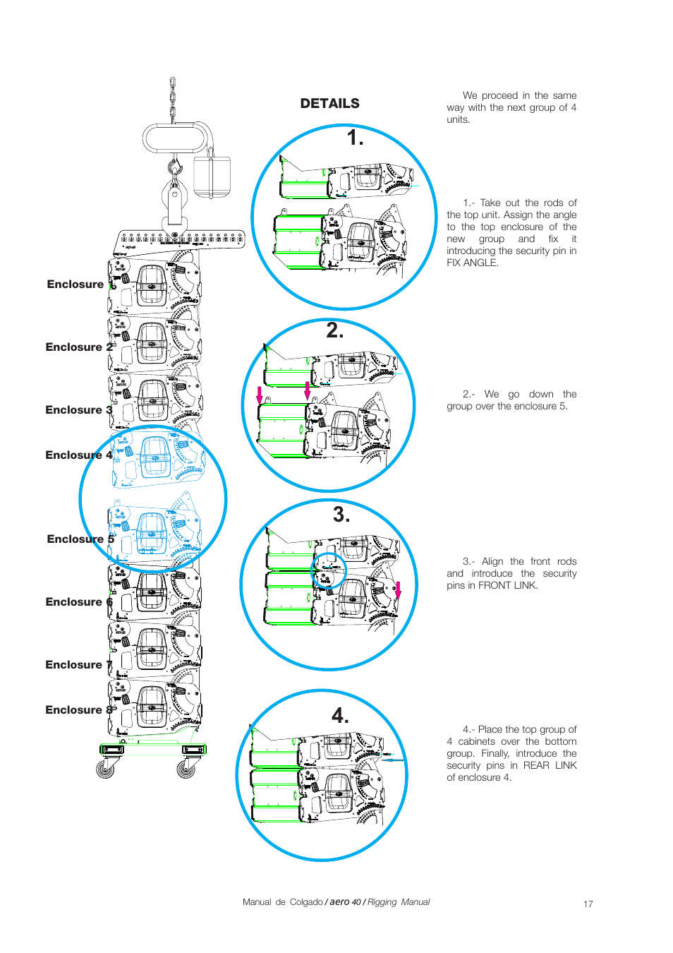 D.A.S. Audio Aero 40A Rigging User Manual | Page 17 / 39