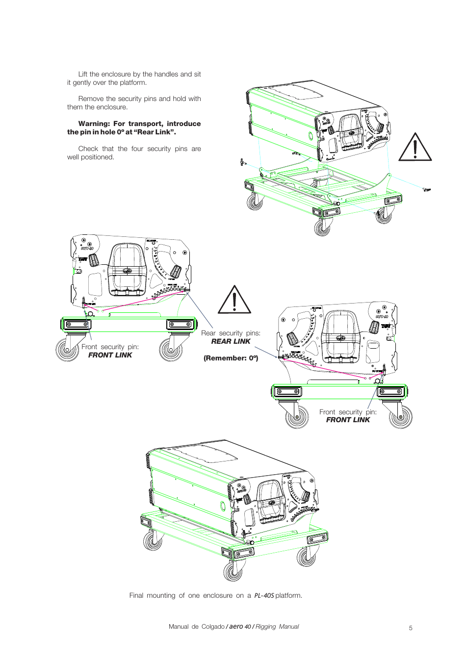 D.A.S. Audio Aero 40A Rigging User Manual | Page 5 / 39