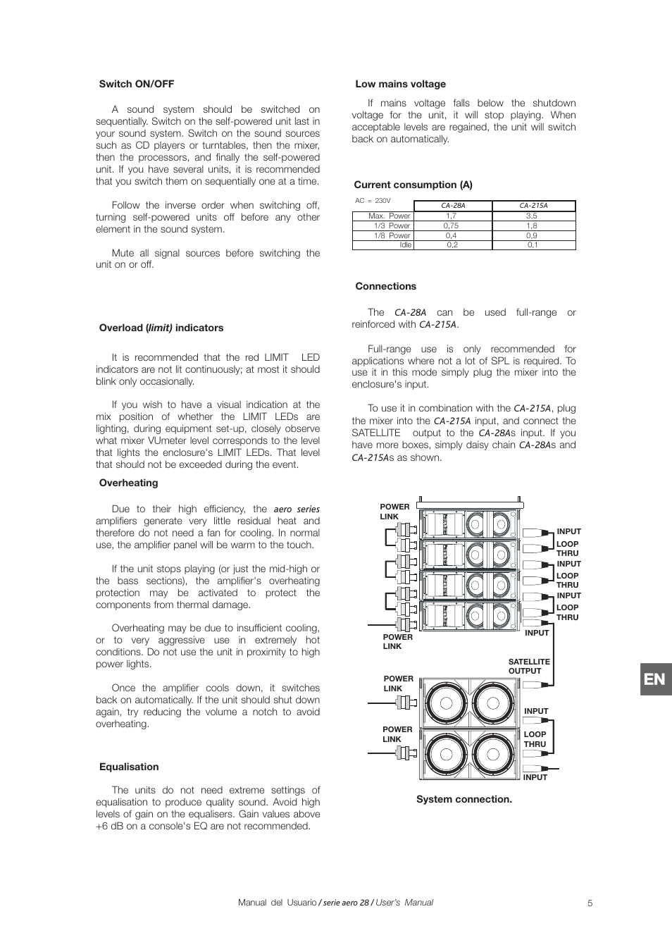 D.A.S. Audio Aero 28 Series User Manual | Page 13 / 28