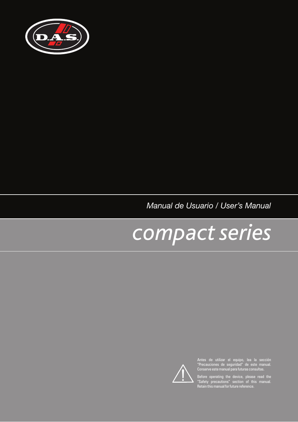 D.A.S. Audio Compact Series User Manual | 44 pages