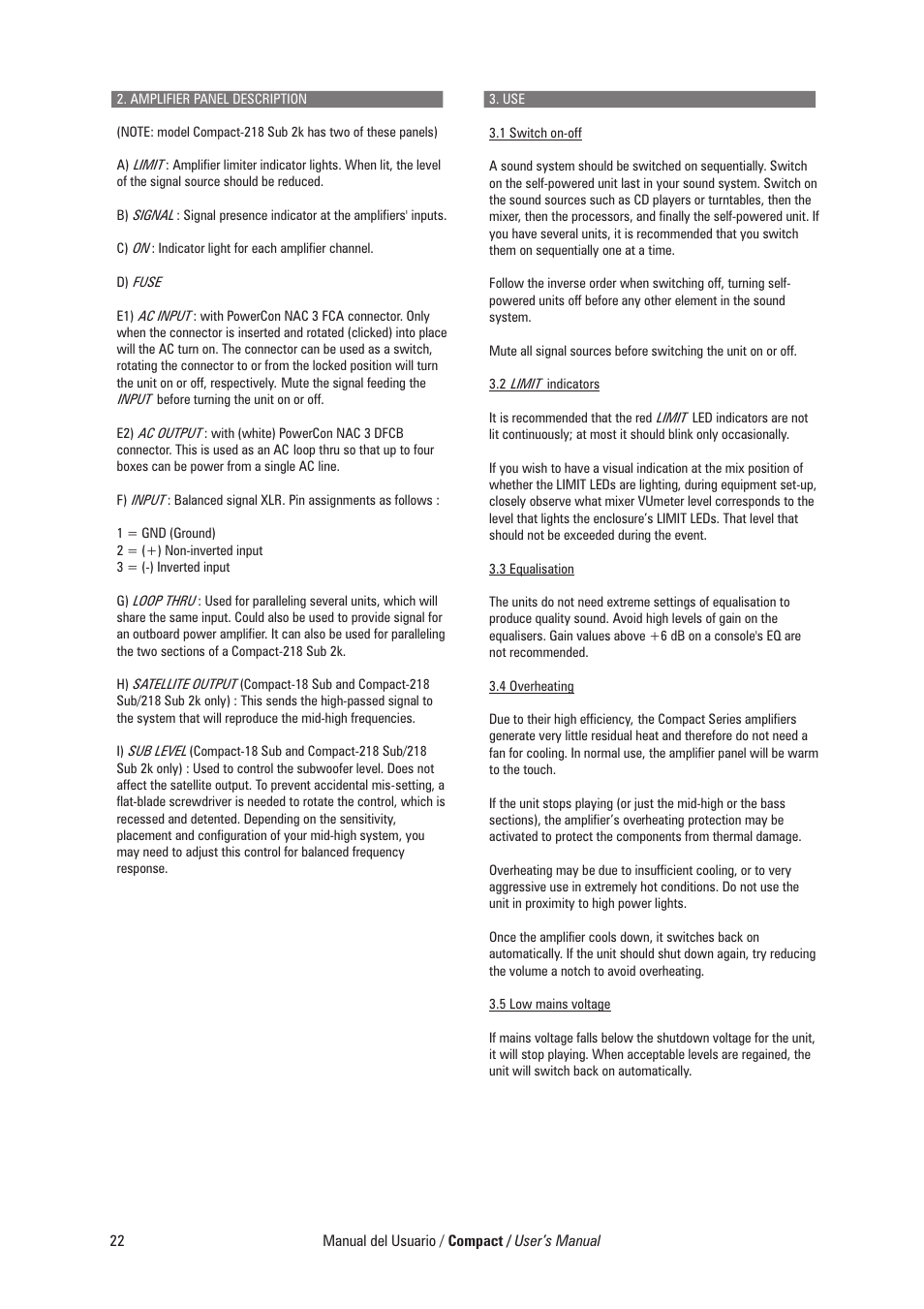 D.A.S. Audio Compact Series User Manual | Page 28 / 44