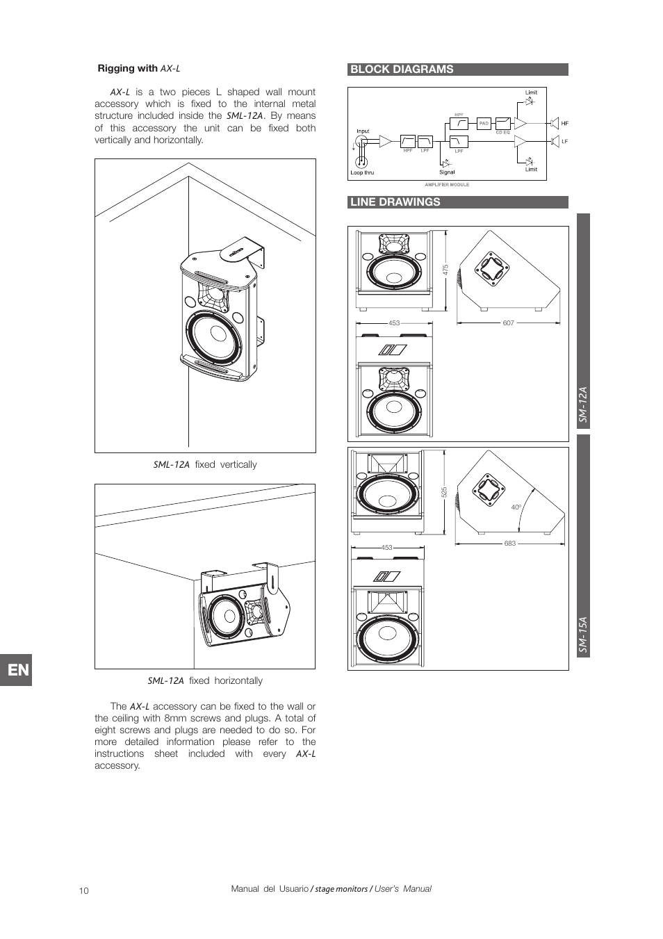 D.A.S. Audio SM Series User Manual | Page 20 / 24