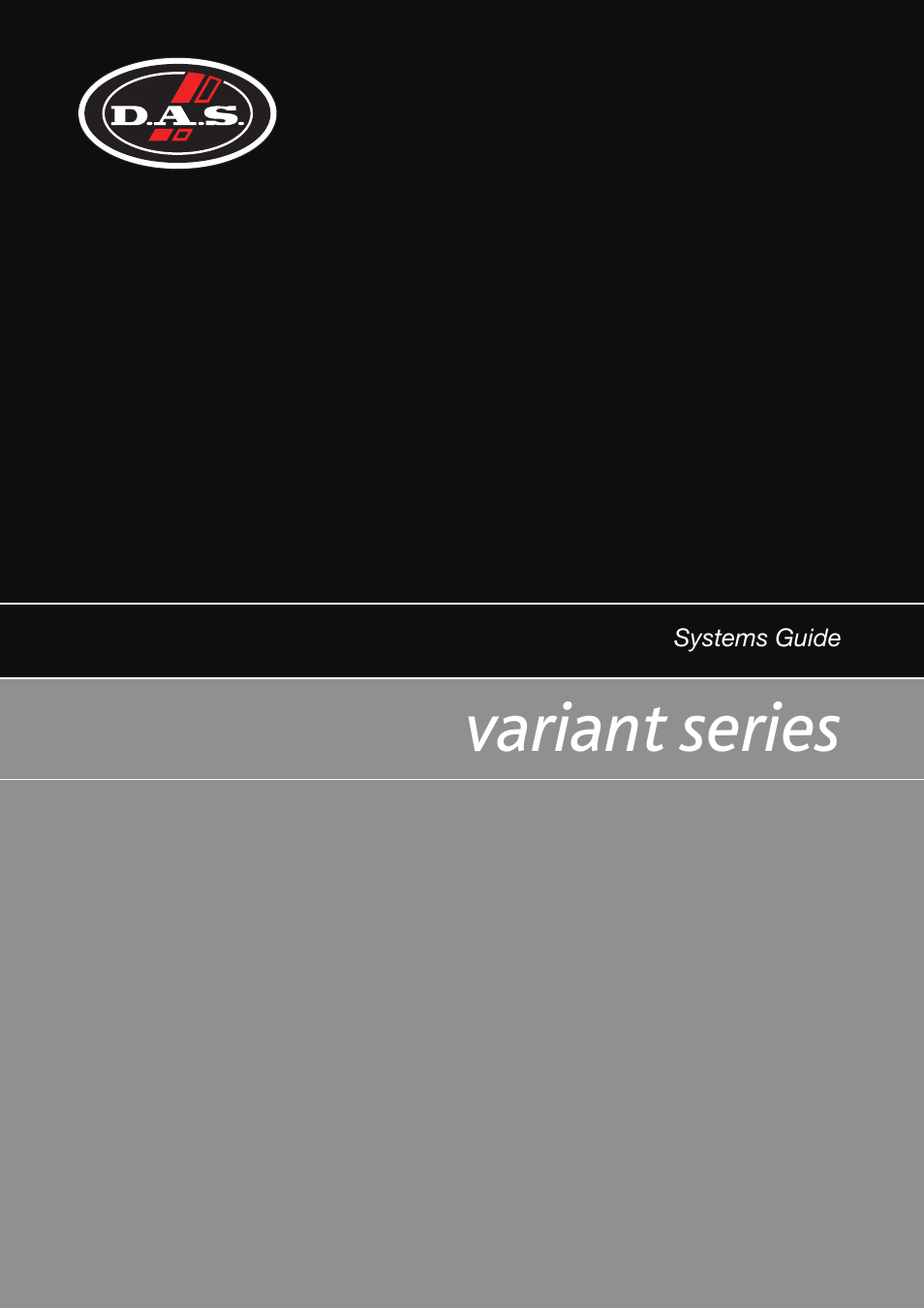 D.A.S. Audio Variant Series Systems Guide User Manual | 14 pages