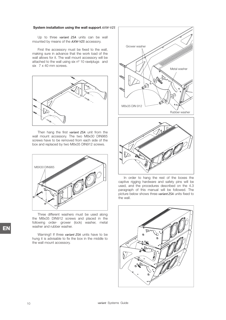 D.A.S. Audio Variant Series Systems Guide User Manual | Page 12 / 14