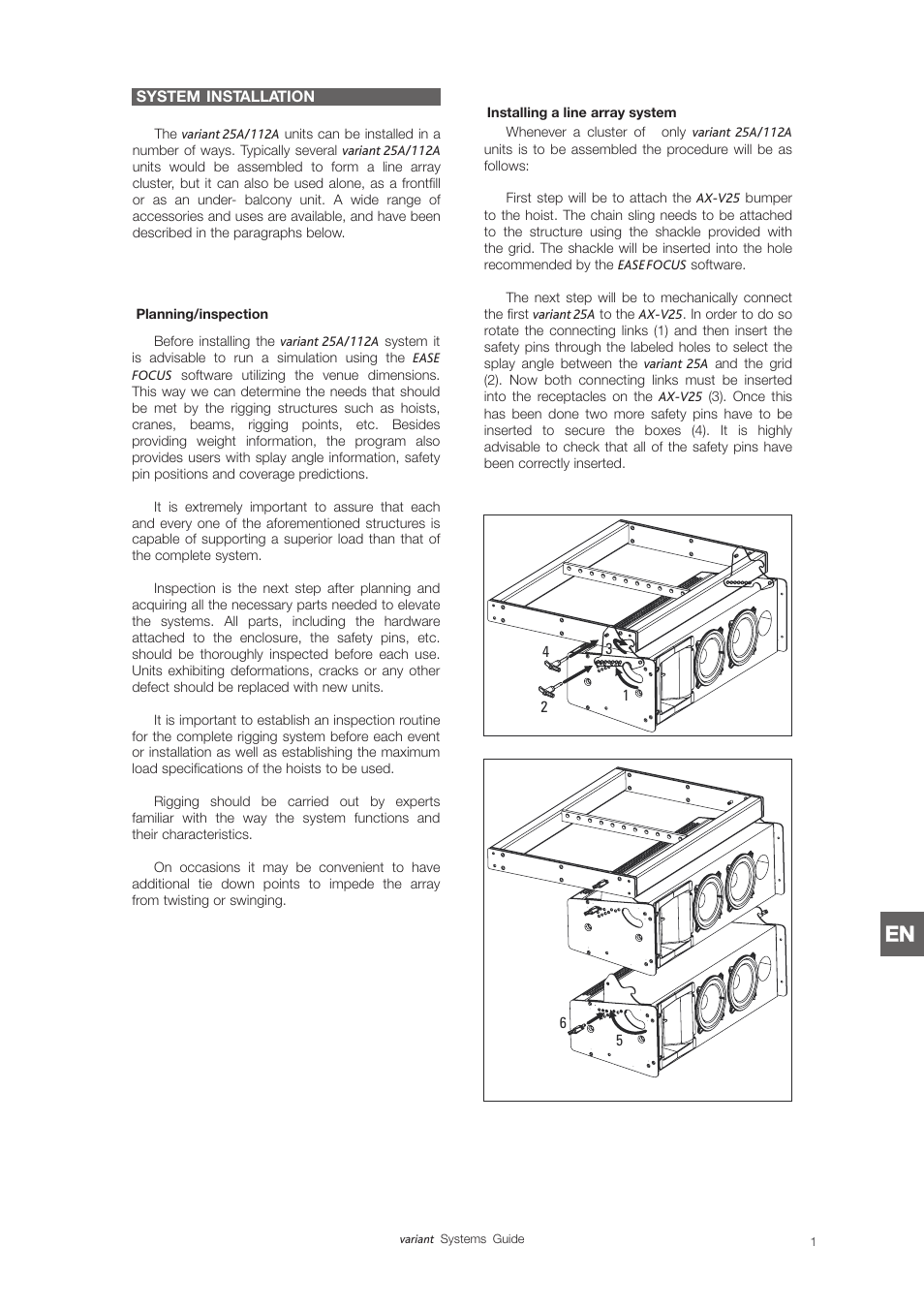 D.A.S. Audio Variant Series Systems Guide User Manual | Page 3 / 14