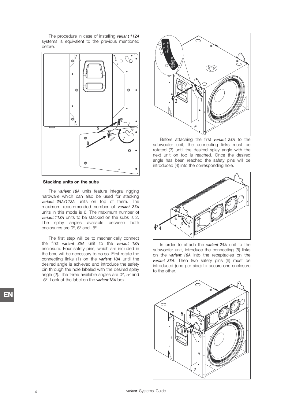 D.A.S. Audio Variant Series Systems Guide User Manual | Page 6 / 14