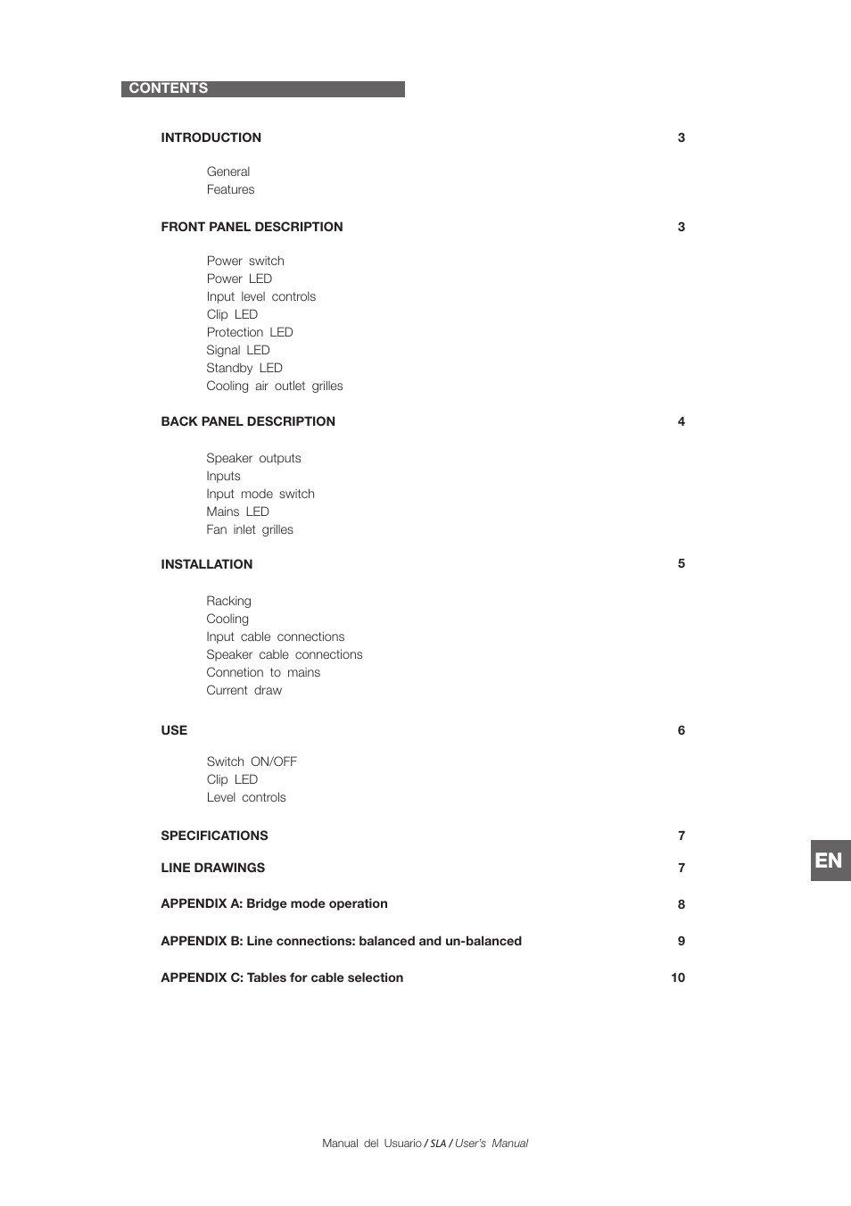 D.A.S. Audio SLA Series User Manual | Page 17 / 28