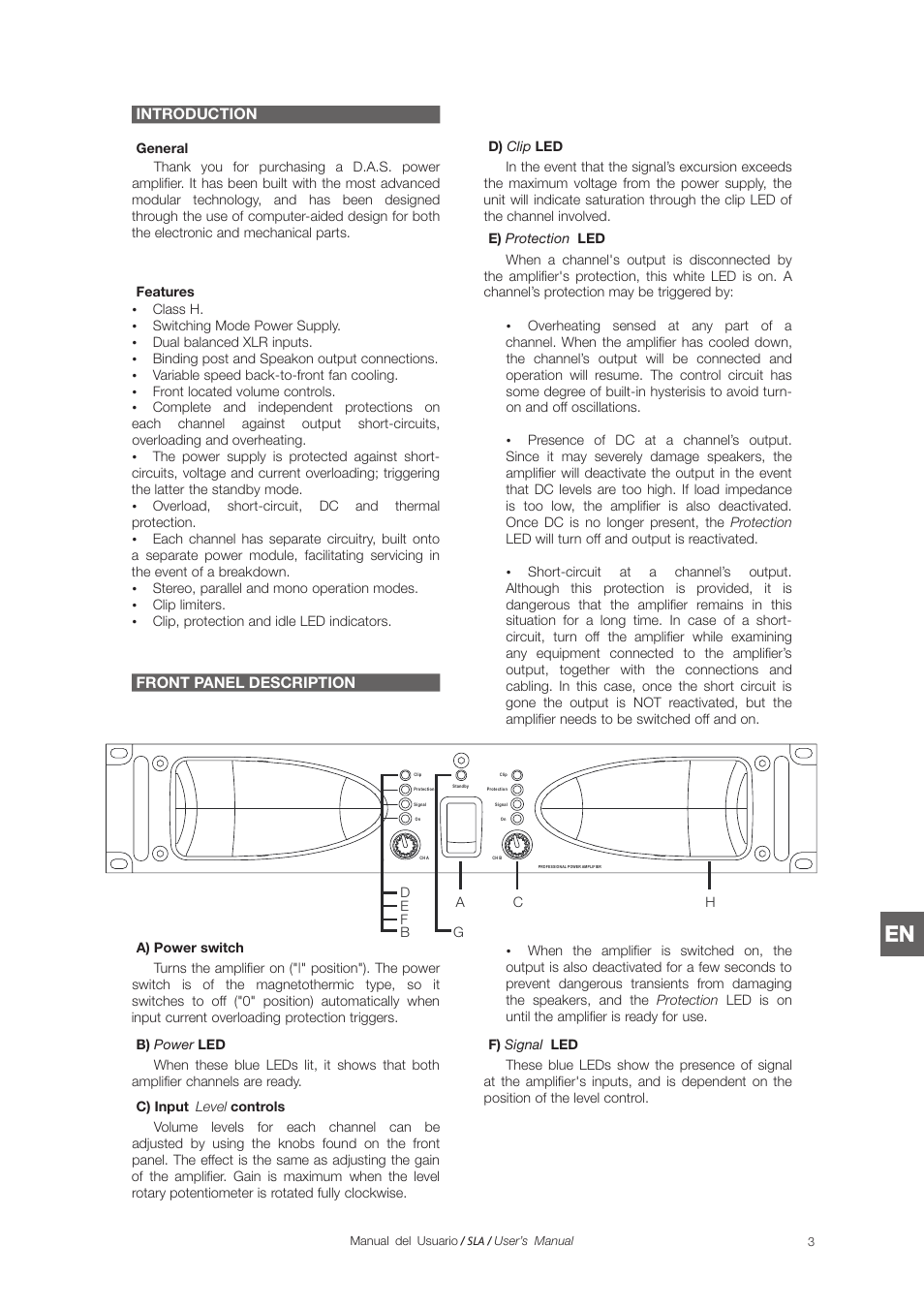 D.A.S. Audio SLA Series User Manual | Page 19 / 28