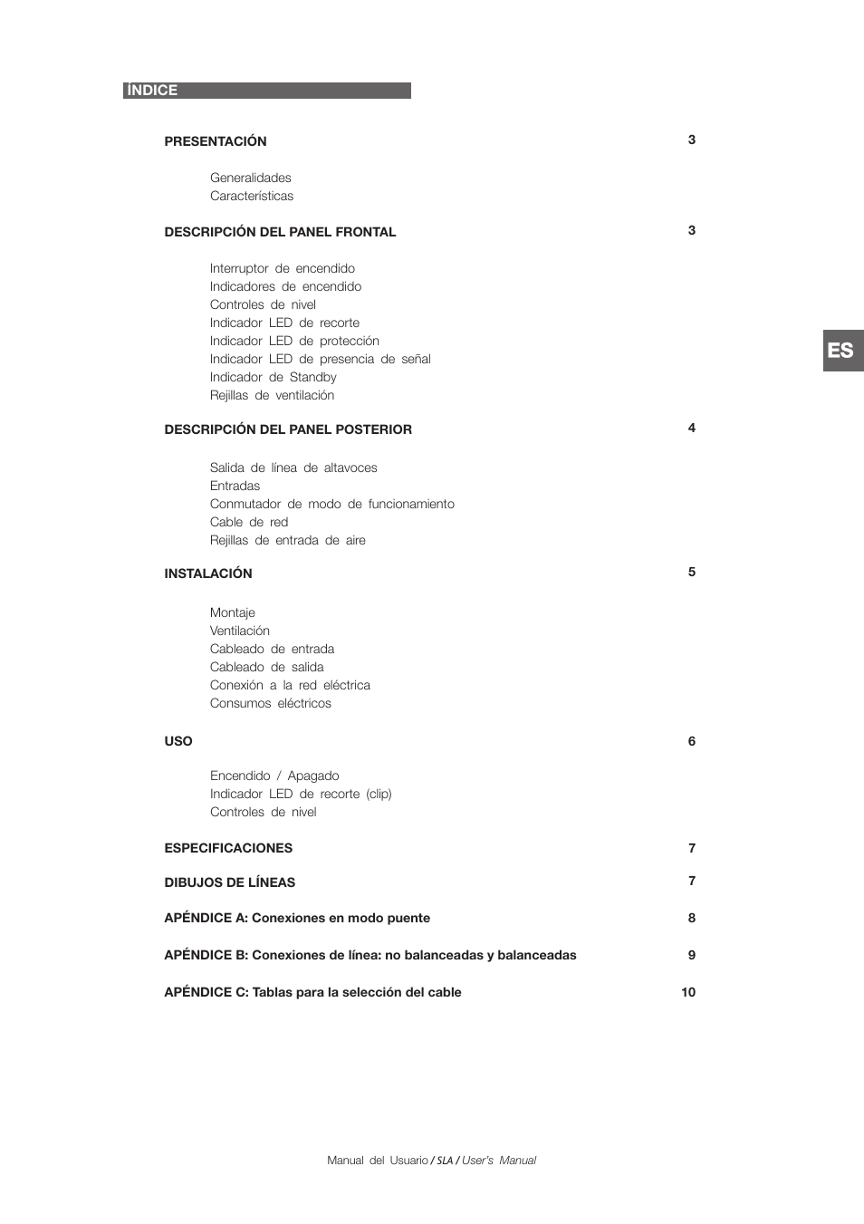 D.A.S. Audio SLA Series User Manual | Page 7 / 28