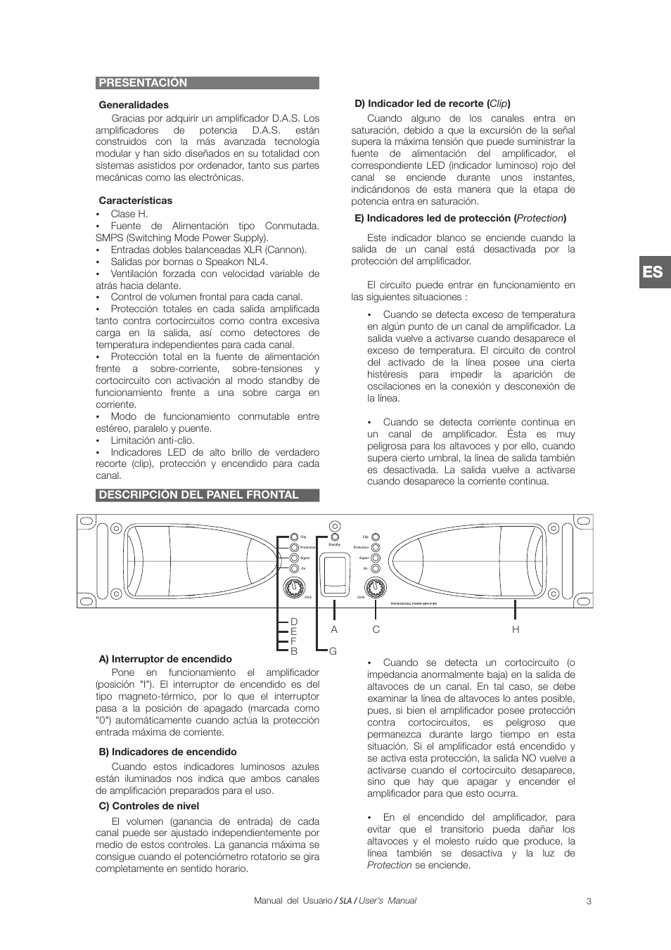 D.A.S. Audio SLA Series User Manual | Page 9 / 28