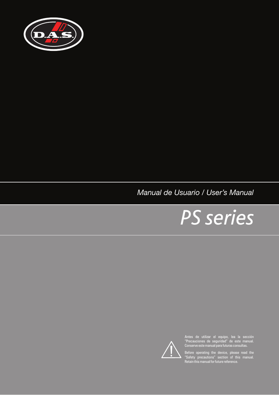 D.A.S. Audio PS Series User Manual | 28 pages