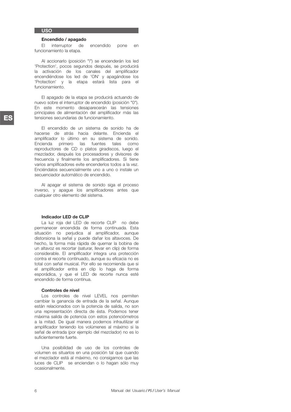 D.A.S. Audio PS Series User Manual | Page 12 / 28