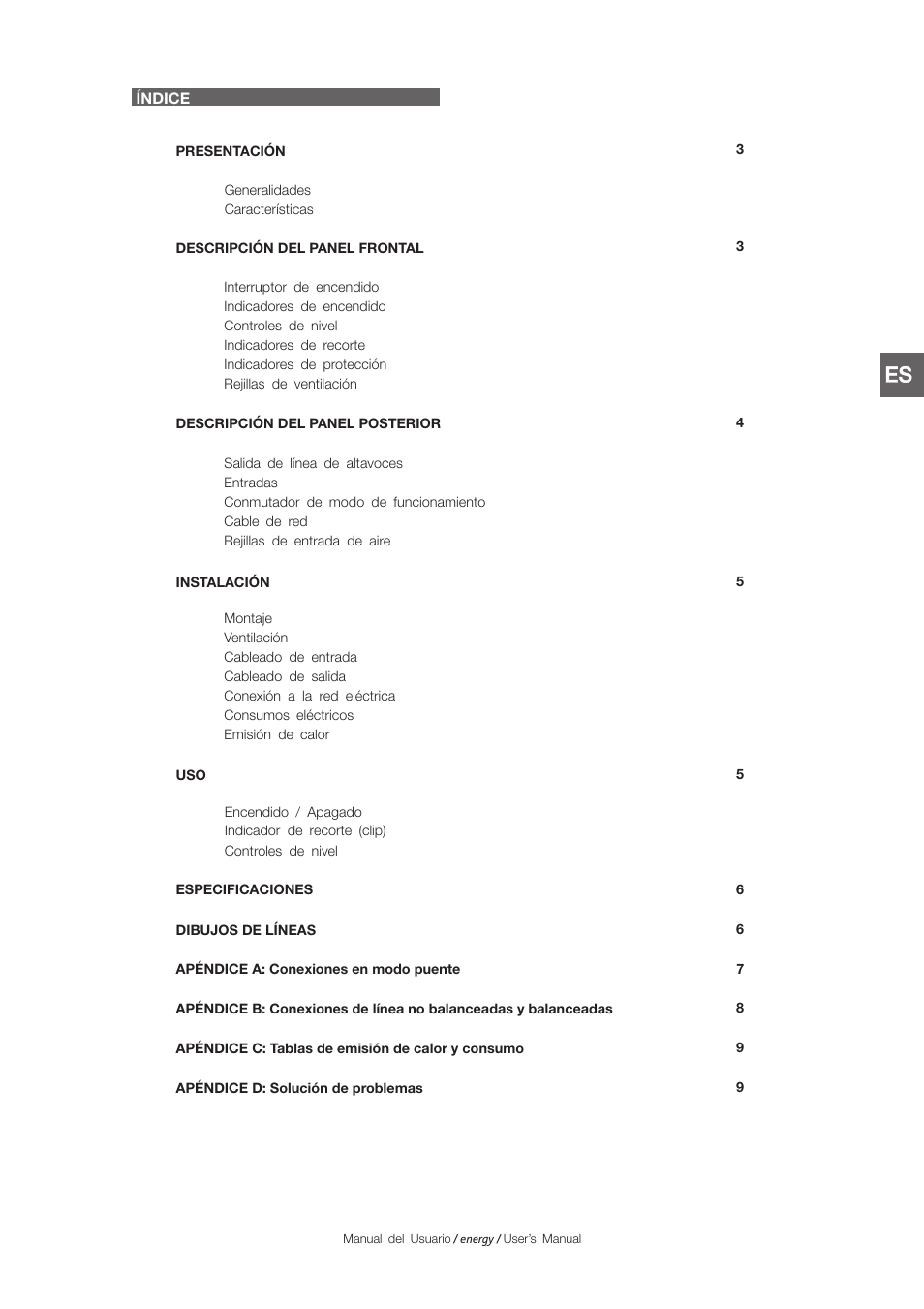 D.A.S. Audio Energy Series User Manual | Page 7 / 28
