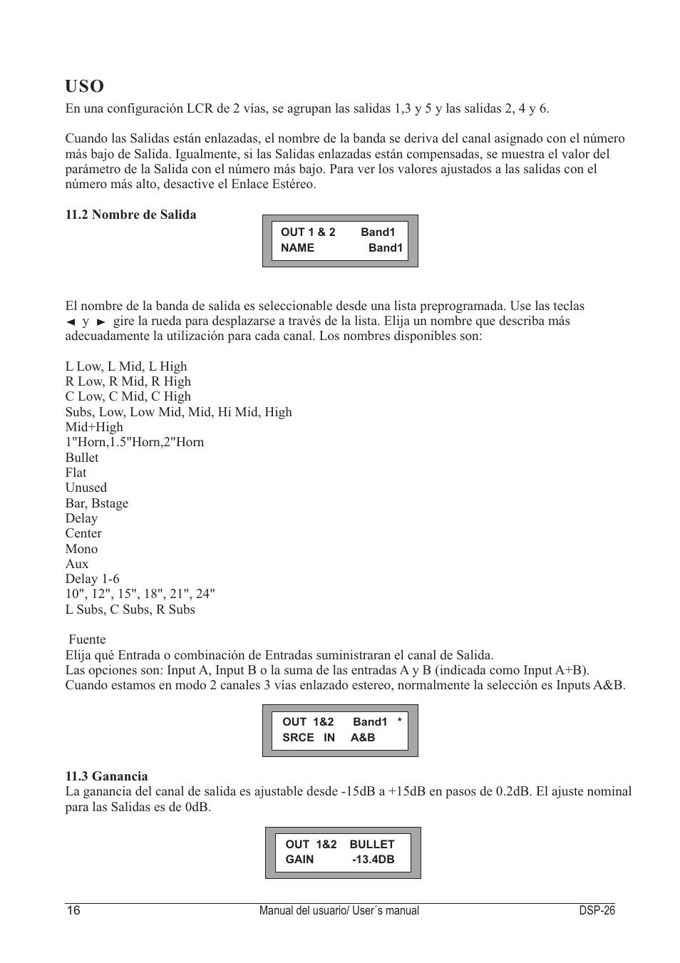 D.A.S. Audio DSP-26 User Manual | Page 20 / 48