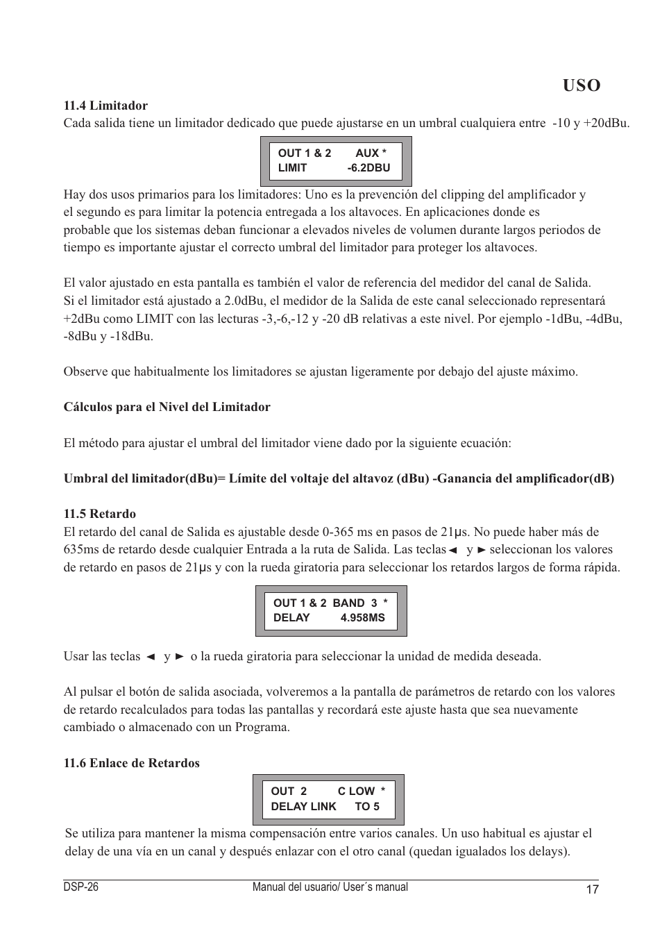 D.A.S. Audio DSP-26 User Manual | Page 21 / 48