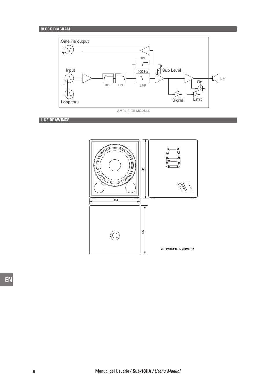 D.A.S. Audio Sub-18HA User Manual | Page 20 / 24