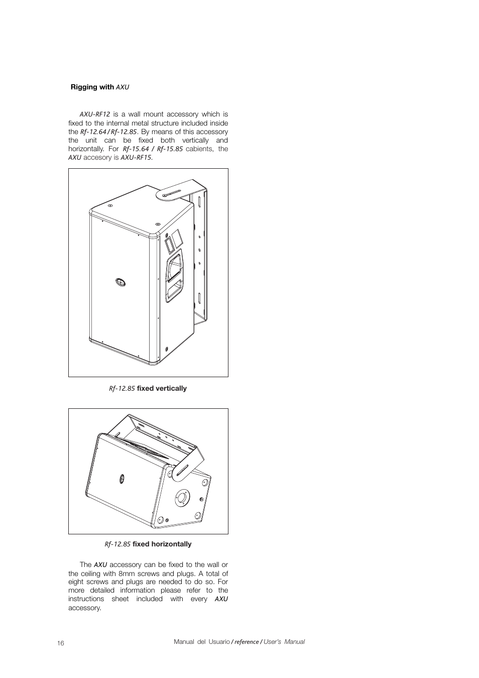 D.A.S. Audio Rf Series User Manual | Page 18 / 24