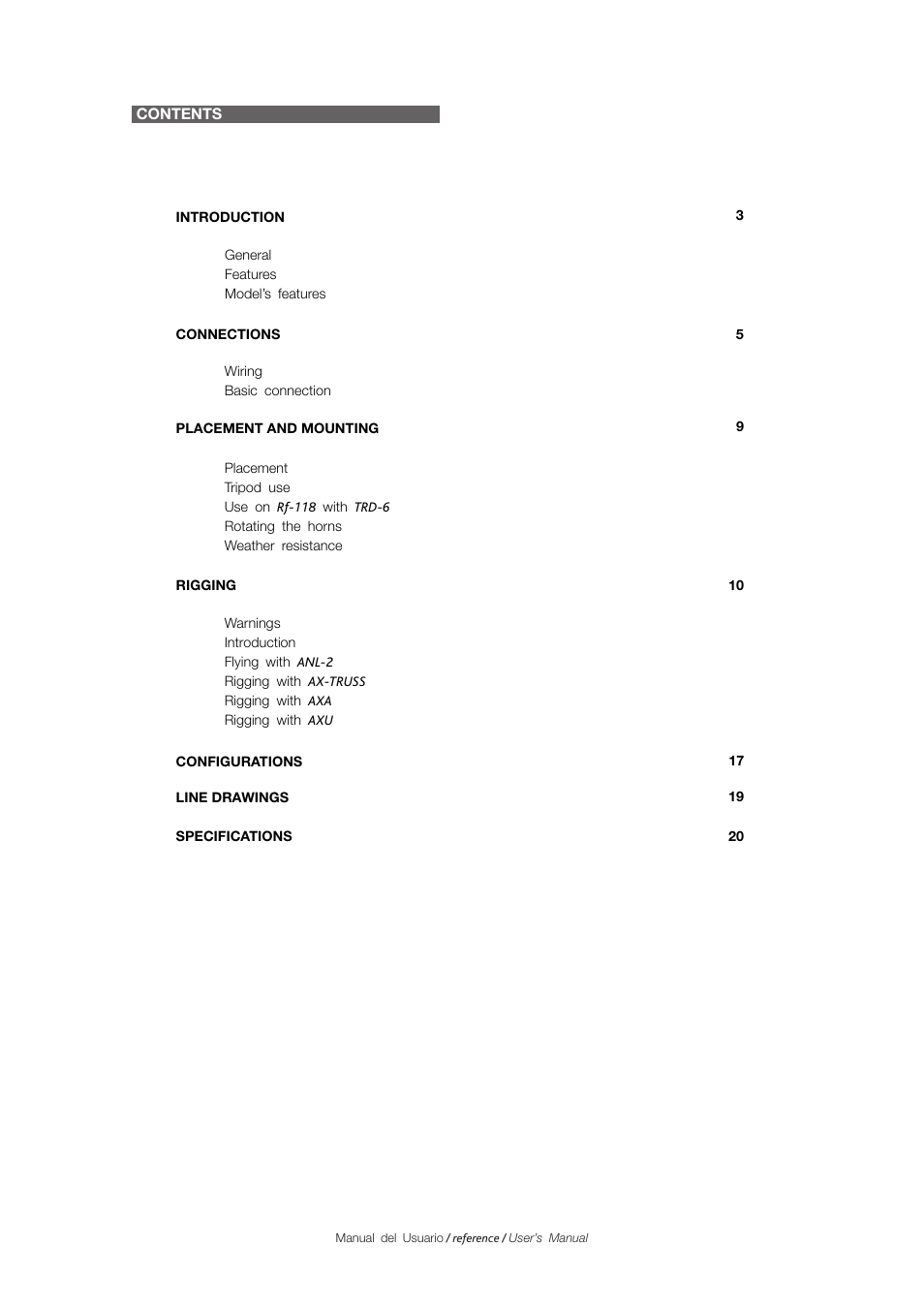 D.A.S. Audio Rf Series User Manual | Page 3 / 24