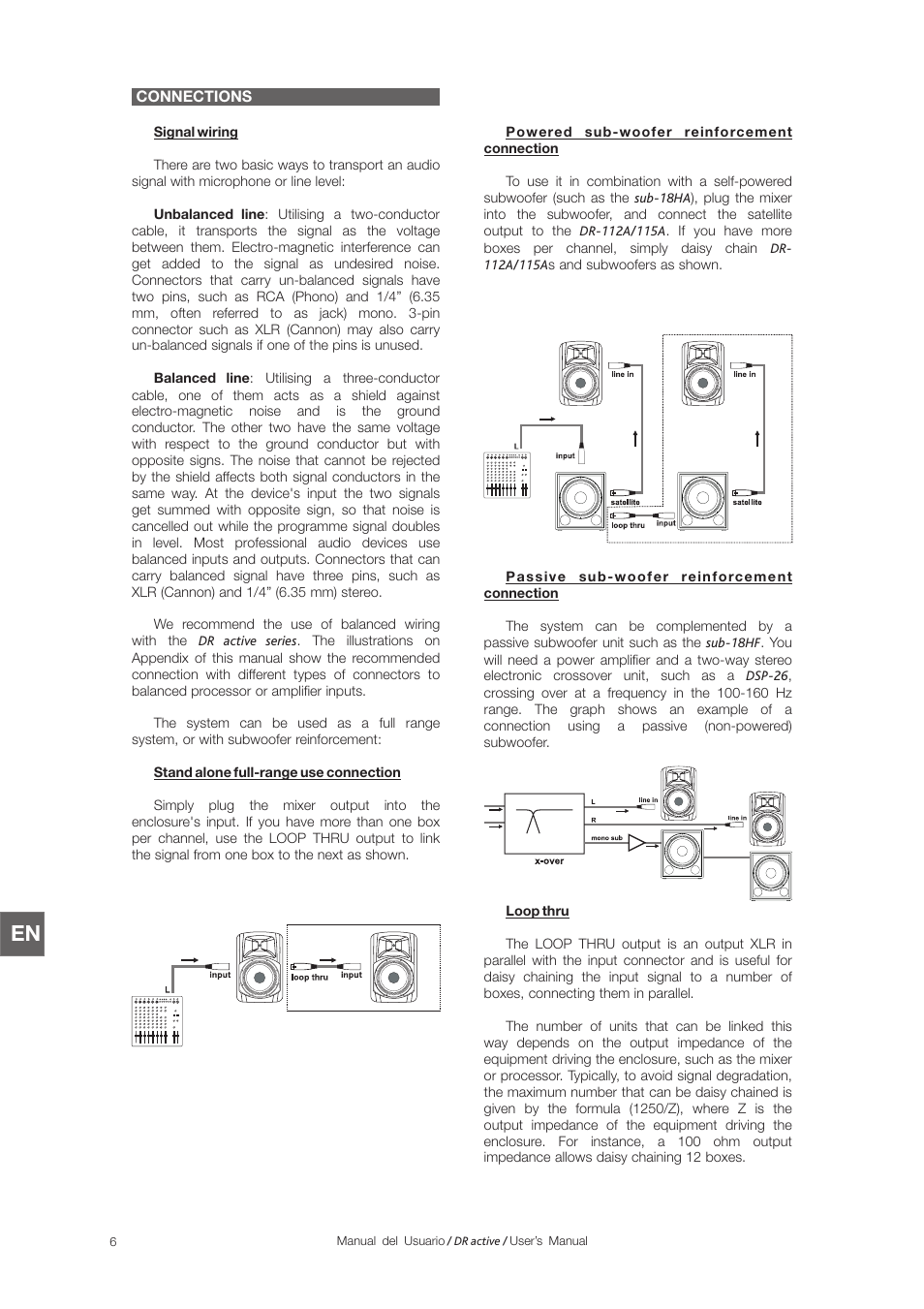 D.A.S. Audio DR Active Series User Manual | Page 12 / 20