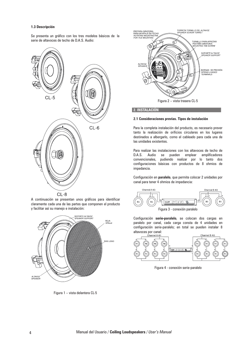 D.A.S. Audio CL Series User Manual | Page 10 / 24