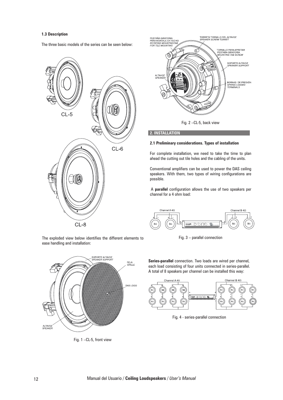 D.A.S. Audio CL Series User Manual | Page 18 / 24