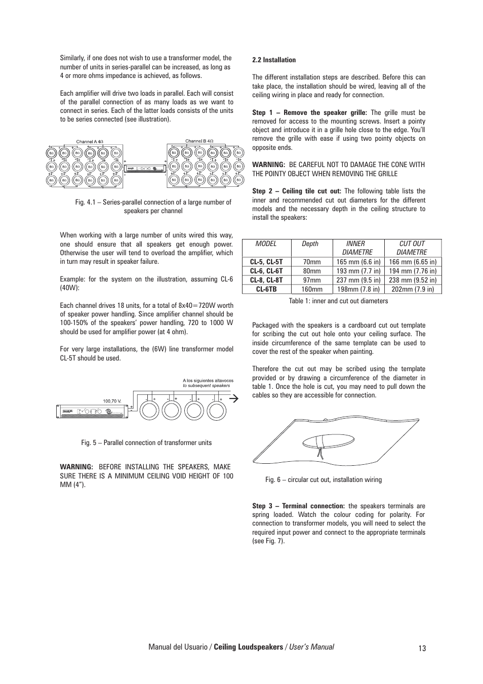 D.A.S. Audio CL Series User Manual | Page 19 / 24