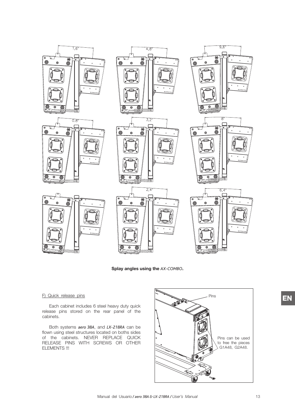 D.A.S. Audio LX-218RA User Manual | Page 19 / 26