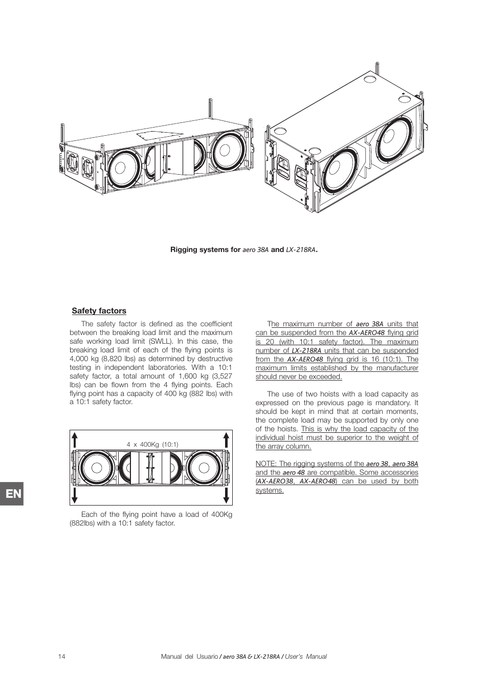 D.A.S. Audio LX-218RA User Manual | Page 20 / 26