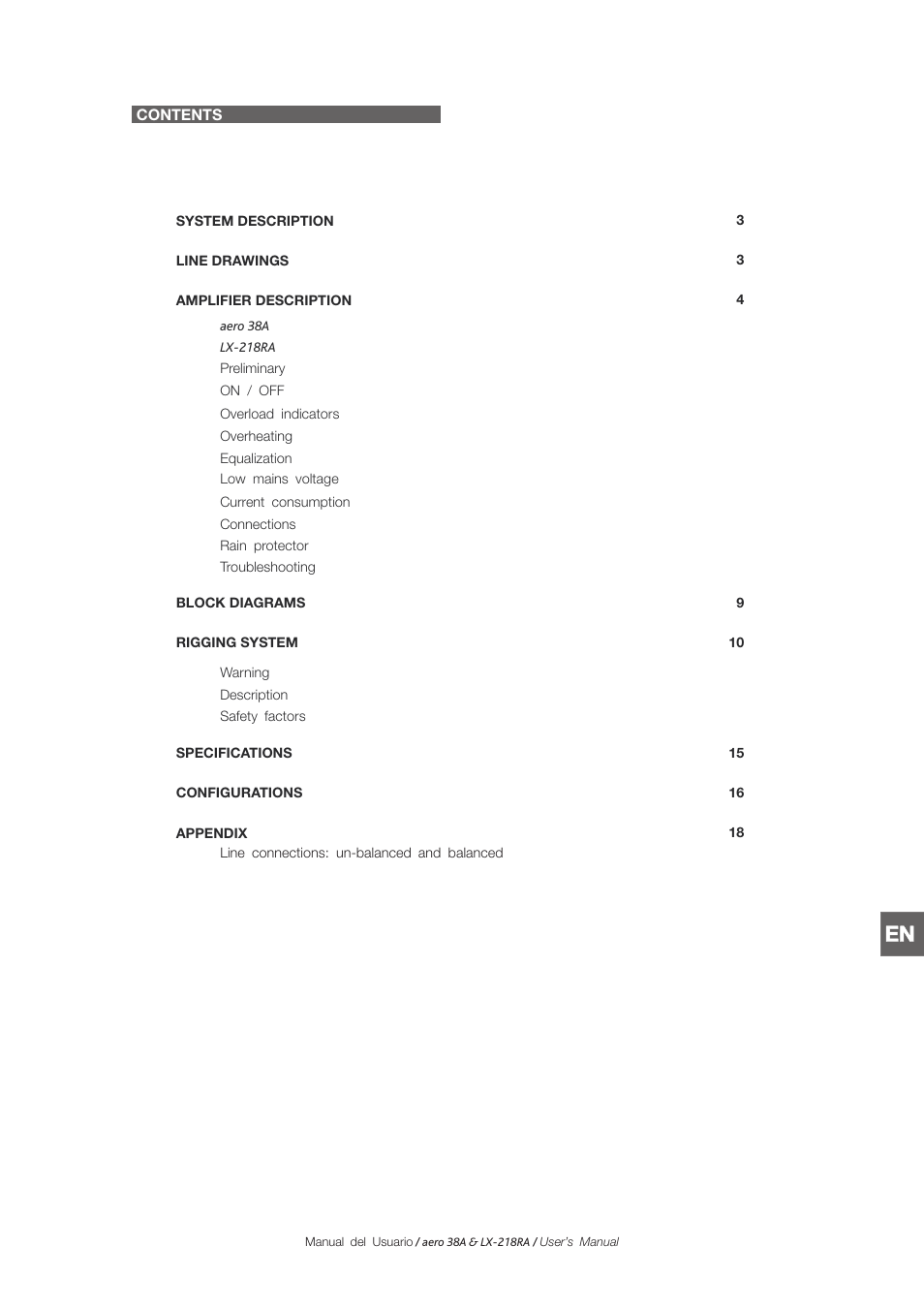 D.A.S. Audio LX-218RA User Manual | Page 7 / 26