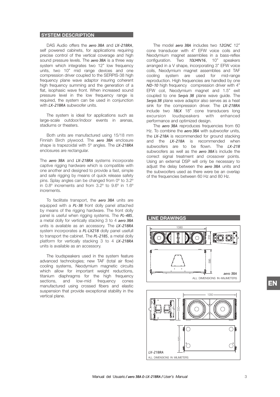 D.A.S. Audio LX-218RA User Manual | Page 9 / 26