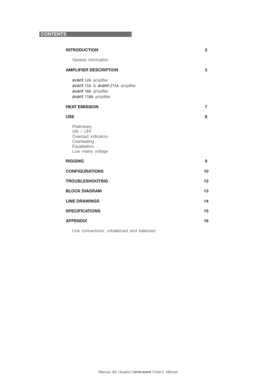 D.A.S. Audio Avant Series User Manual | Page 9 / 26