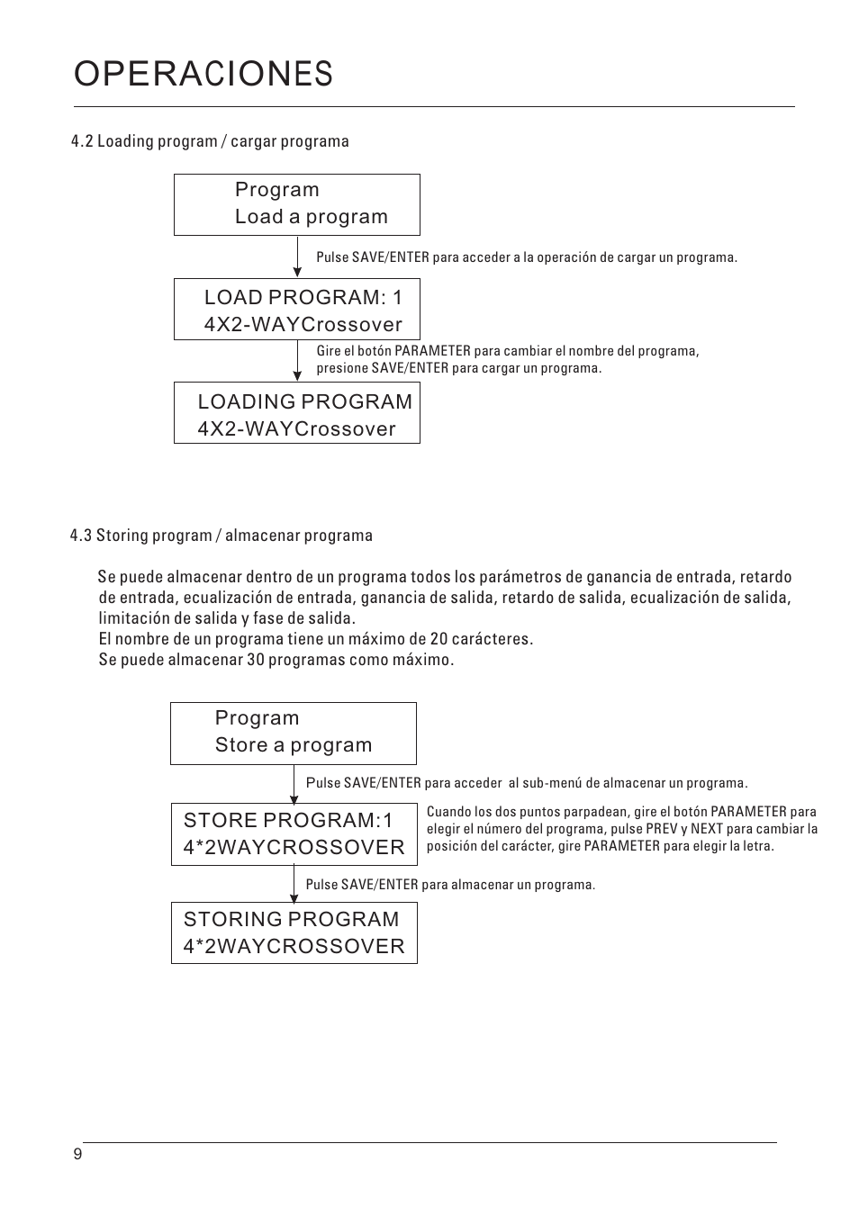 Opera ion c es | D.A.S. Audio DSP-48 User Manual | Page 10 / 28