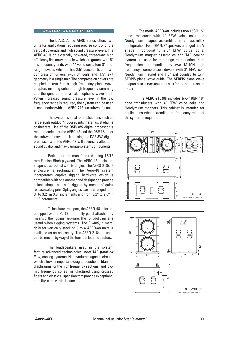 D.A.S. Audio Aero 48 User Manual | Page 3 / 32