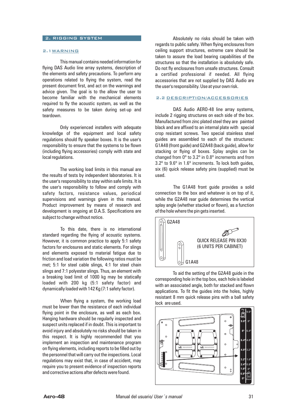 D.A.S. Audio Aero 48 User Manual | Page 4 / 32