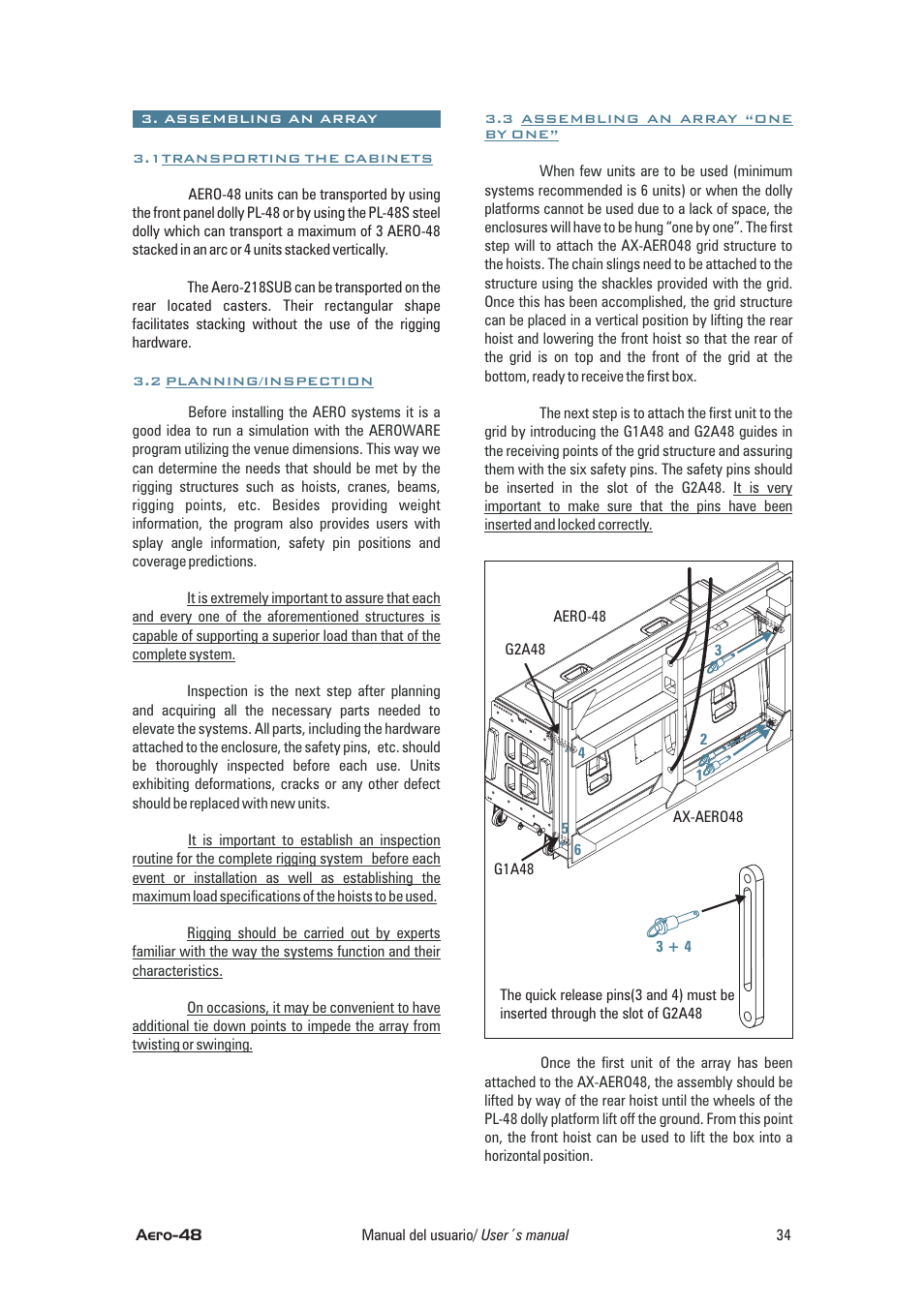 D.A.S. Audio Aero 48 User Manual | Page 7 / 32