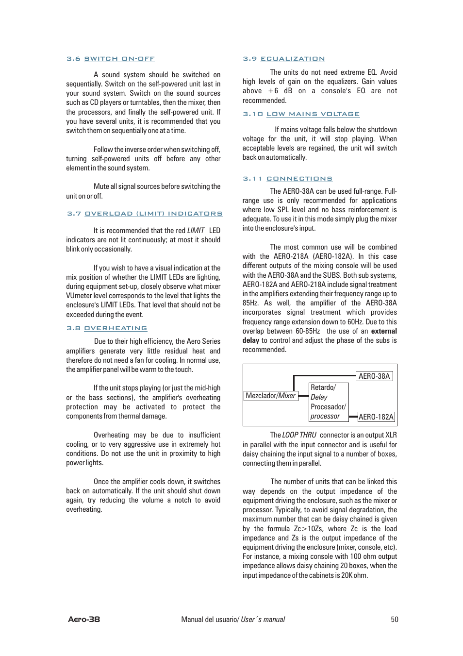 D.A.S. Audio Aero User Manual | Page 10 / 45