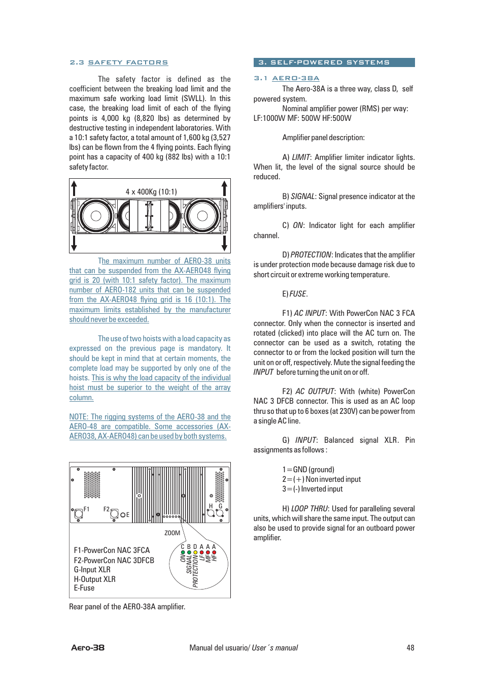 D.A.S. Audio Aero User Manual | Page 8 / 45