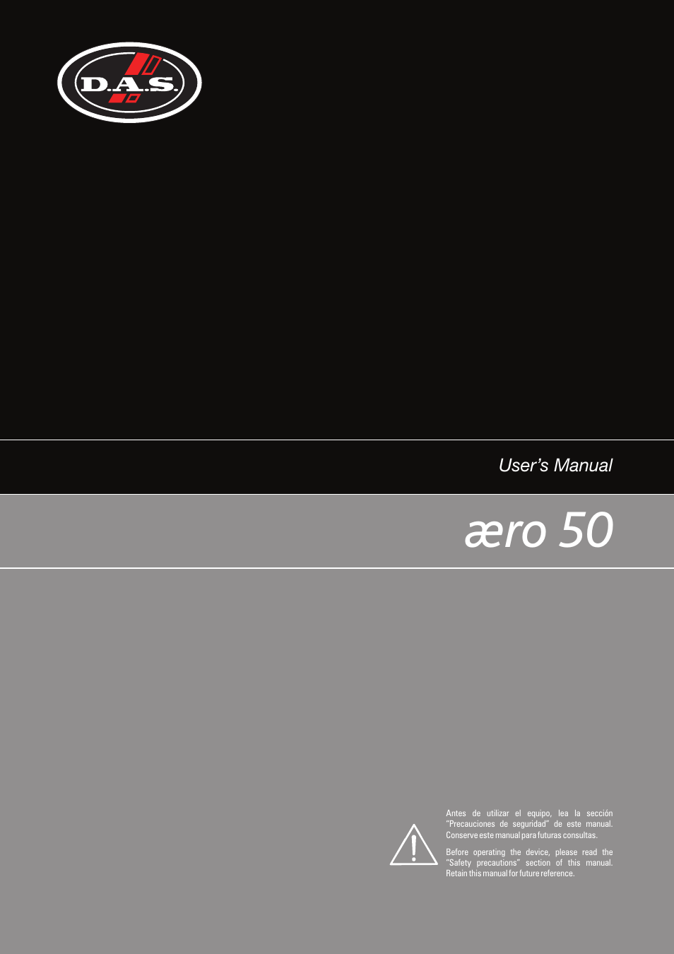 D.A.S. Audio Aero 50 User Manual | 24 pages