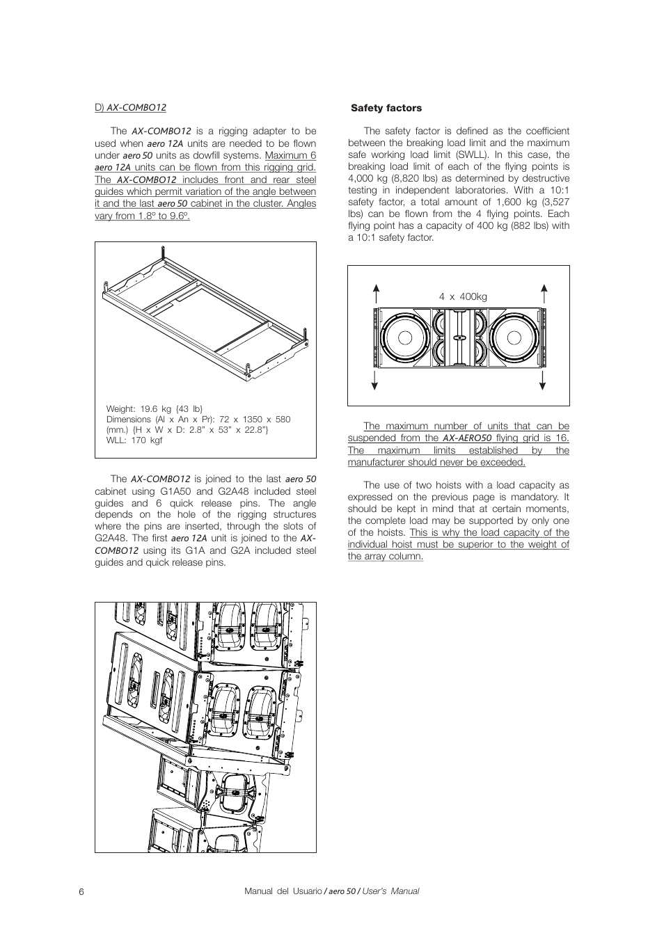 D.A.S. Audio Aero 50 User Manual | Page 11 / 24