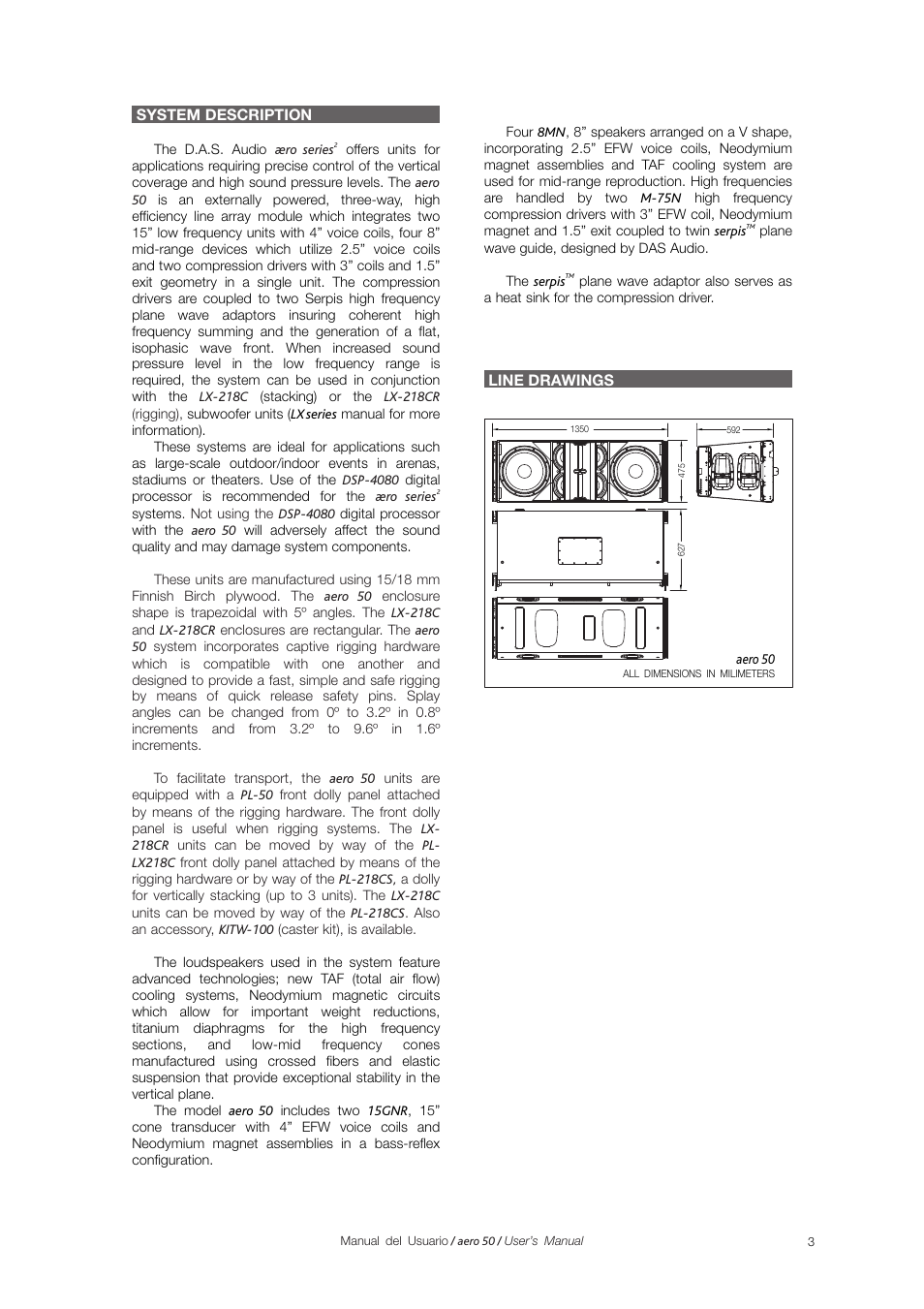 D.A.S. Audio Aero 50 User Manual | Page 8 / 24