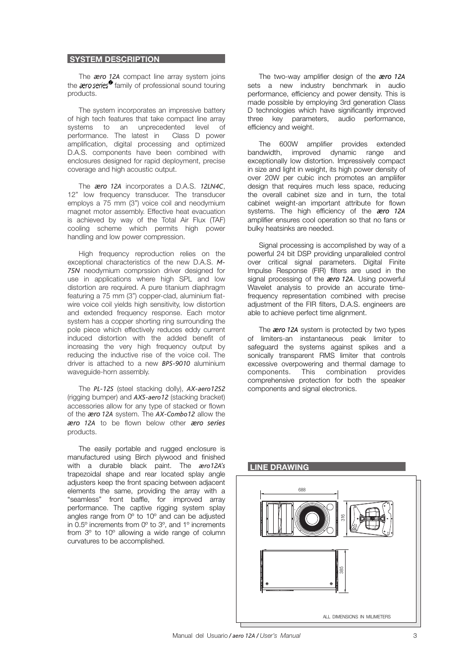 D.A.S. Audio Aero 12A User Manual | Page 9 / 24