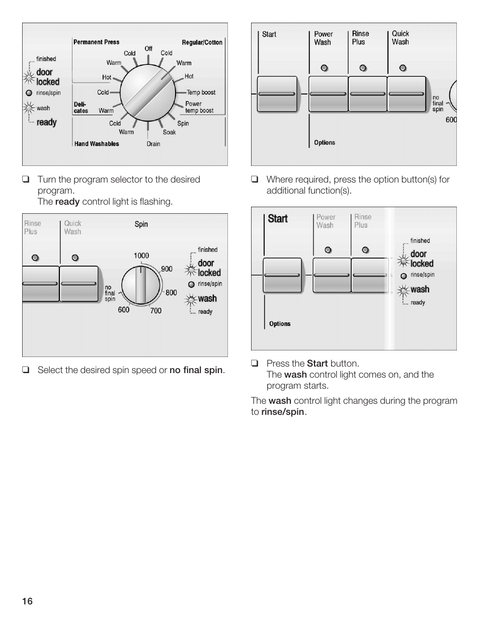 Bosch AXXUS WFL 2050 User Manual | Page 16 / 36