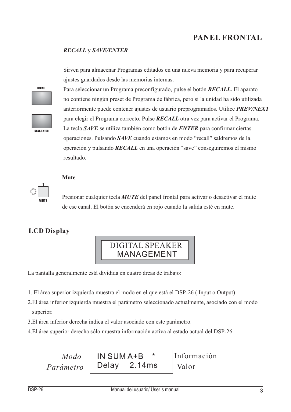 Digital speaker management | D.A.S. Audio DSP-26 USB User Manual | Page 5 / 44