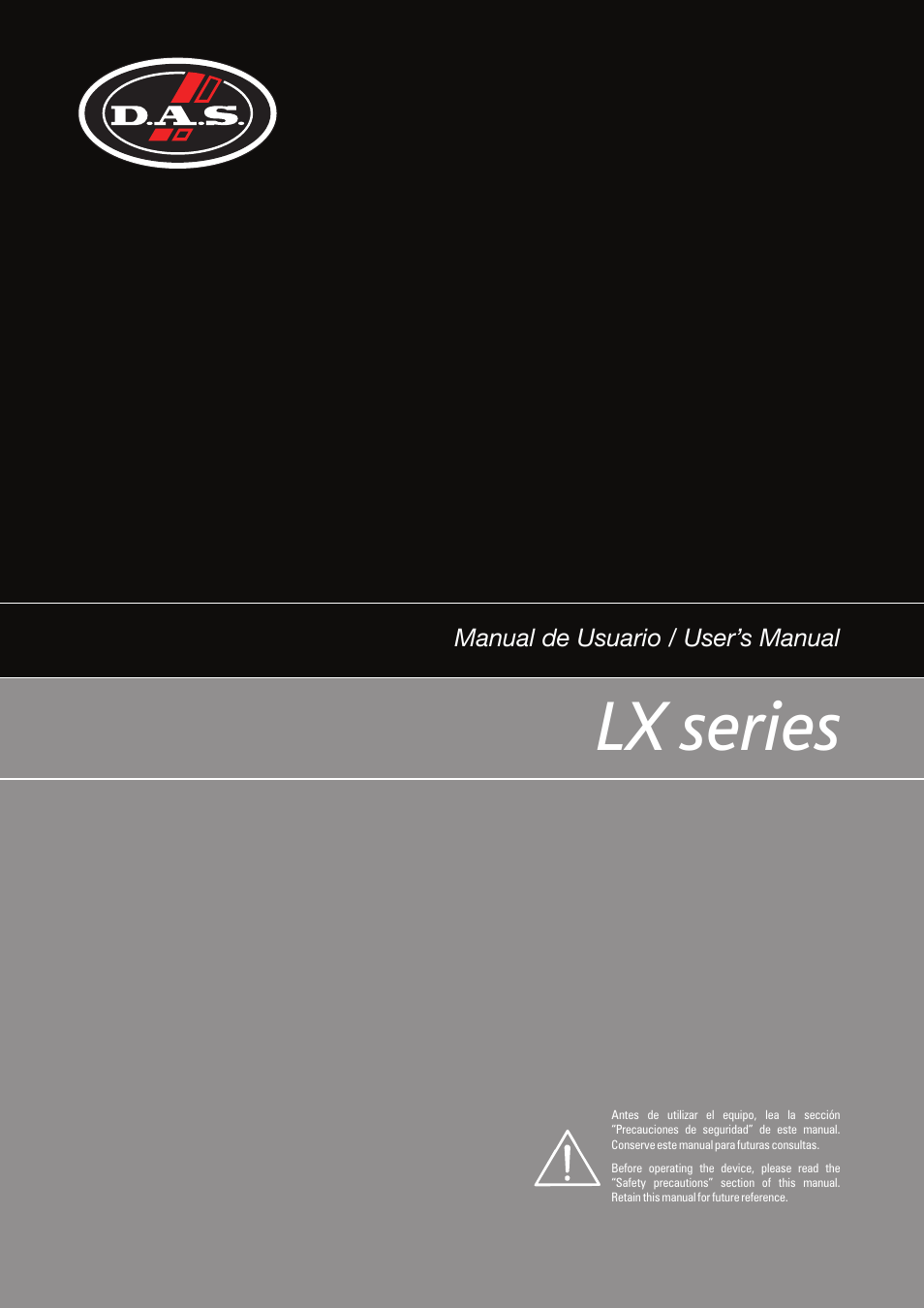 D.A.S. Audio LX Series User Manual | 30 pages