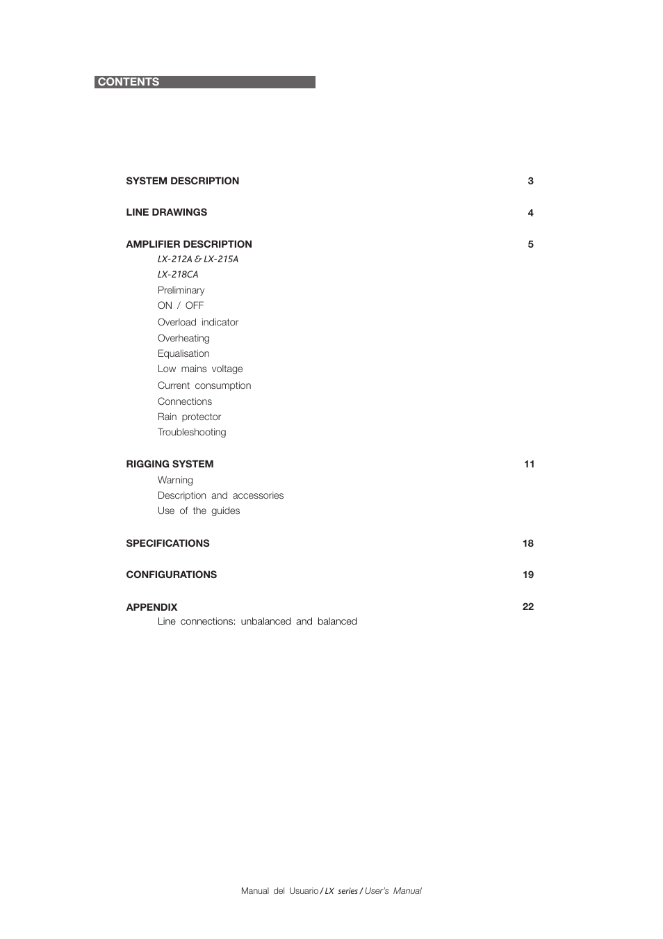 D.A.S. Audio LX Series User Manual | Page 7 / 30