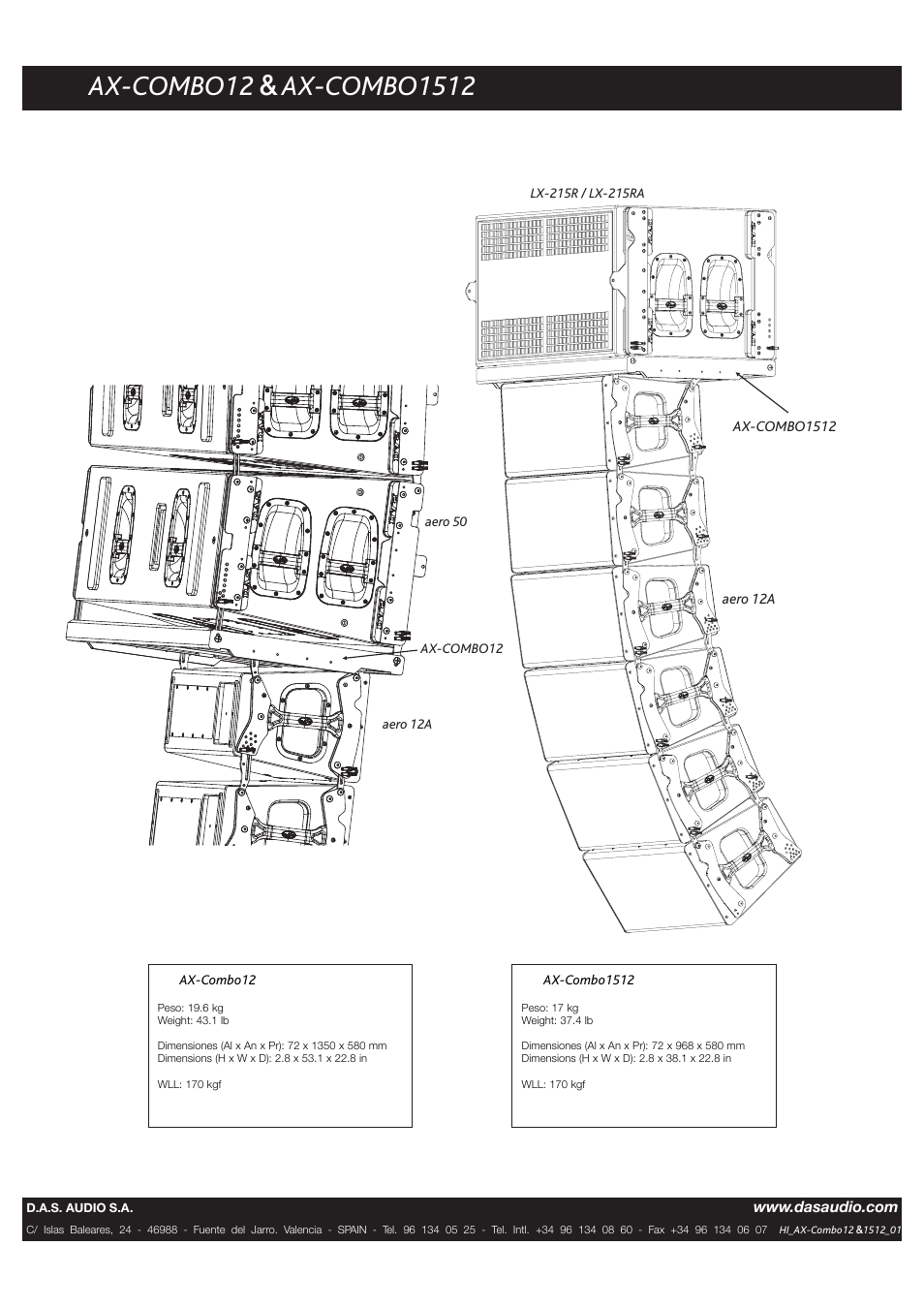 D.A.S. Audio AX-COMBO1512 User Manual | Page 2 / 2