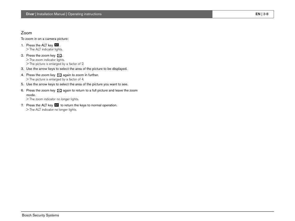 Bosch Divar -Digital Versatile Recorder User Manual | Page 26 / 80