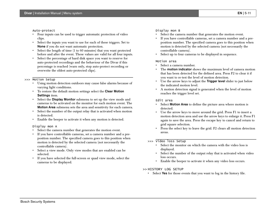 Bosch Divar -Digital Versatile Recorder User Manual | Page 53 / 80