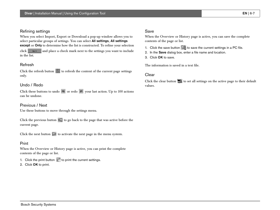 Bosch Divar -Digital Versatile Recorder User Manual | Page 65 / 80