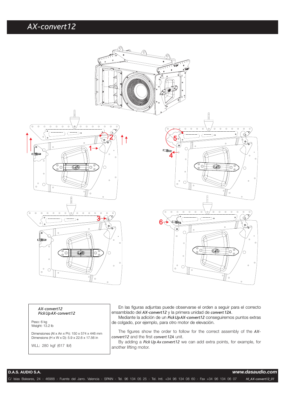 Ax-convert12 | D.A.S. Audio AX-convert12 User Manual | Page 2 / 2